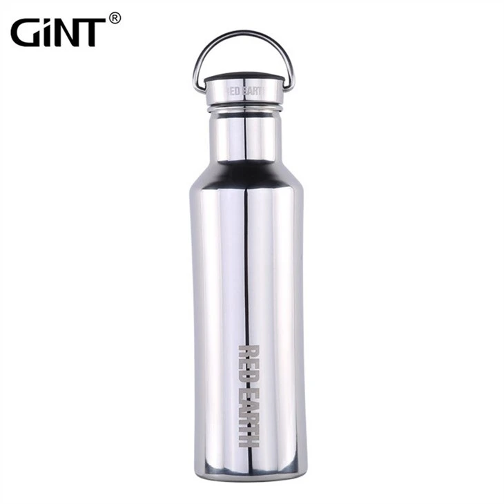 Simple Eco-friendly Stainless Steel Vacuum Thermal Easy Carry Bottle With Handle