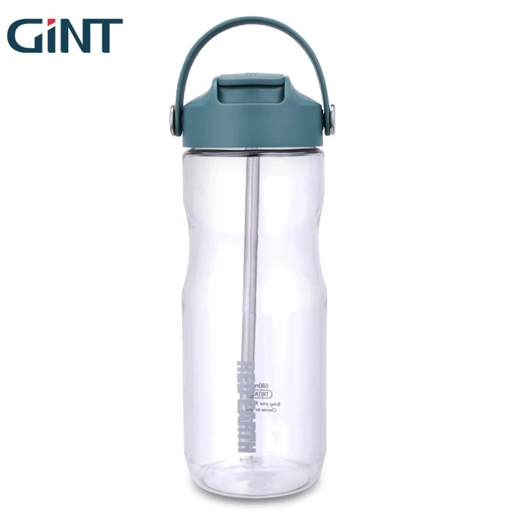 Tritan BPA-Free Leakproof Straw Drink Water Bottle 
