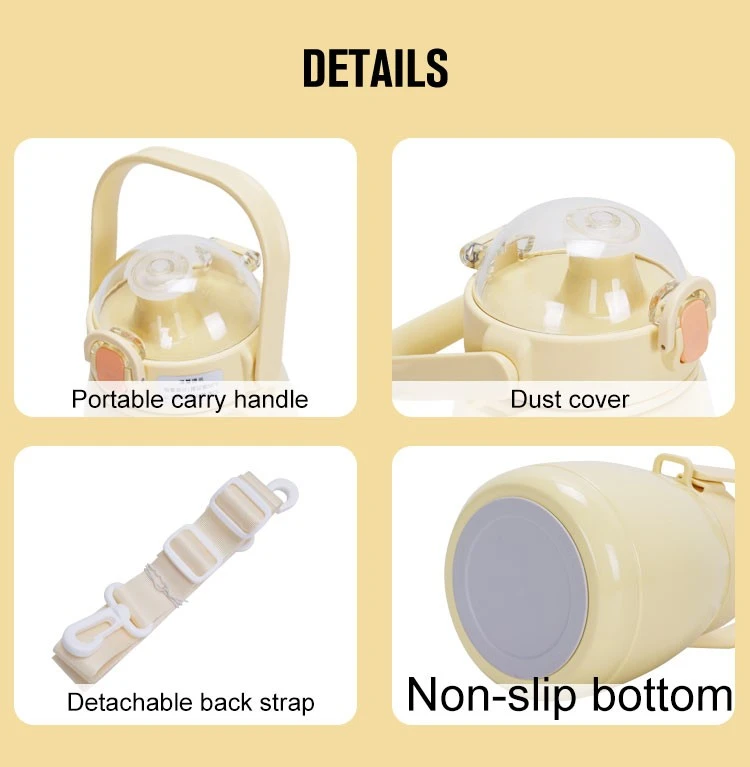 900ML Cute Fat Water Bottle With Handle best